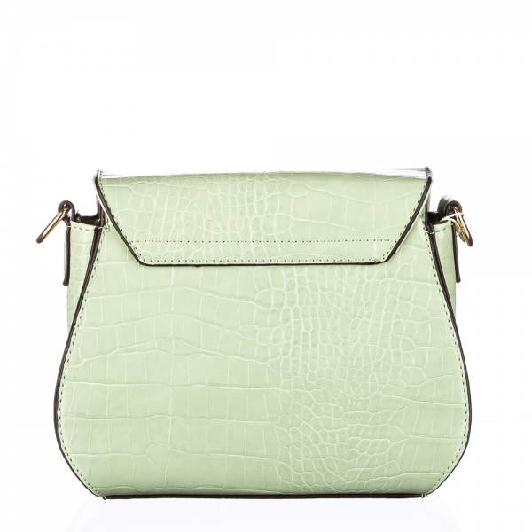 Γυναικεία τσάντα Fancy Πράσινο οικολογικό δέρμα, 5 - Kalapod.gr